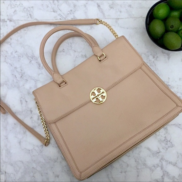 Tory Burch Duet Chain Convertible Satchel - Picture 2 of 8